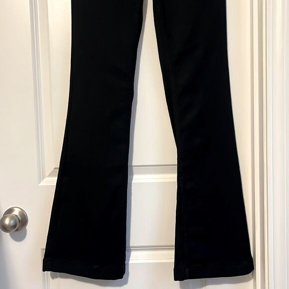VENUS Black Mid Rise Flare Jeans - Picture 3 of 10